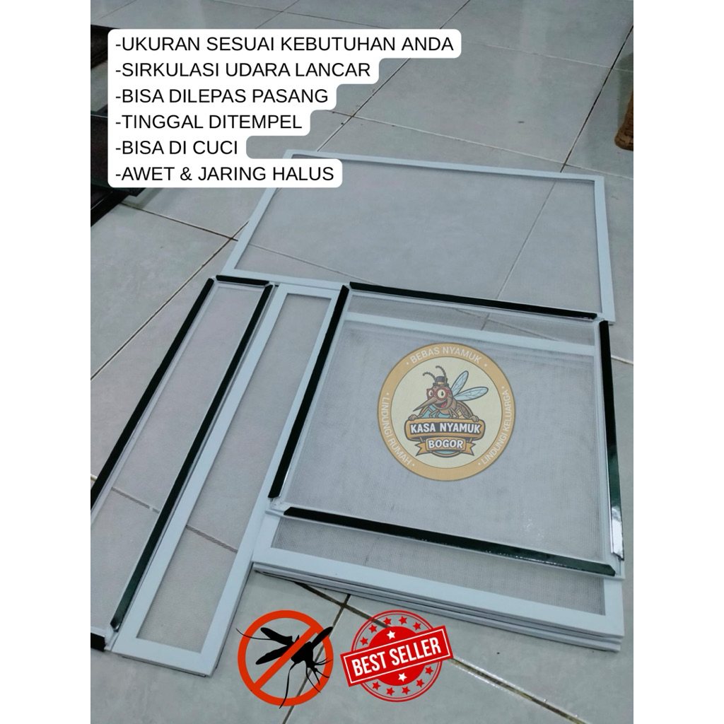 kasa nyamuk ventilasi bisa custom suka suka