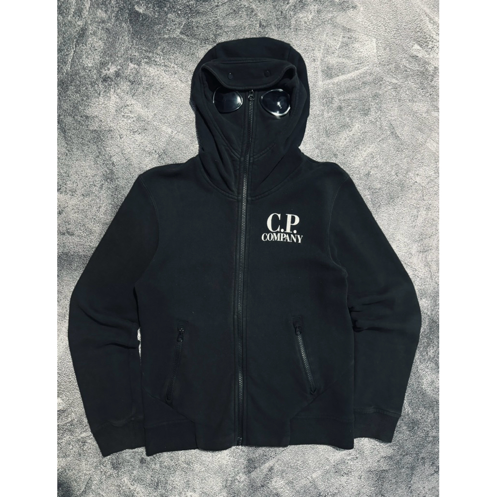 Hoddie Zip Cp Company Explorer Black