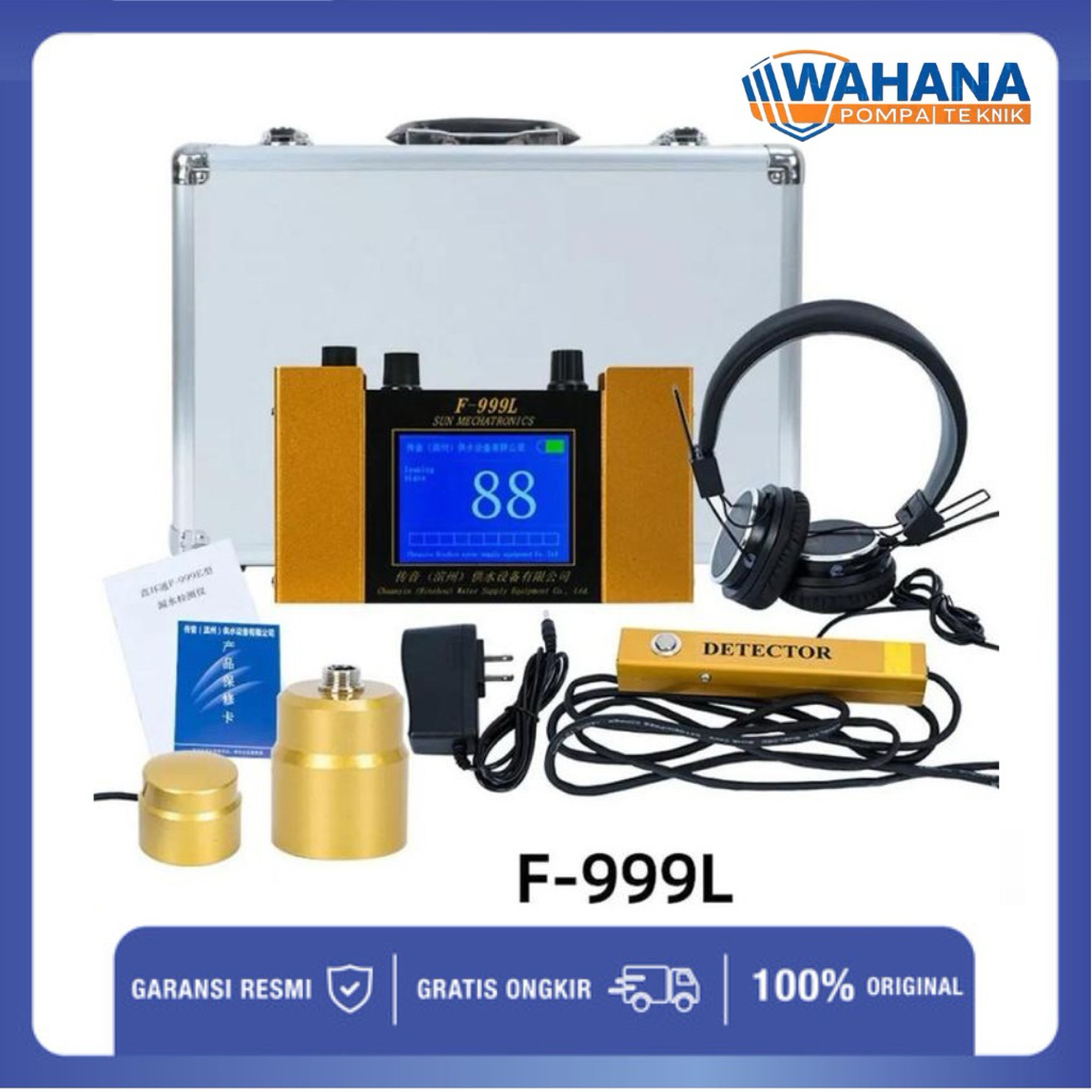 Water Leak Detector F999L F999E Water Pipe Leak Detection Instrument Household Water Pipe Leakage Fl