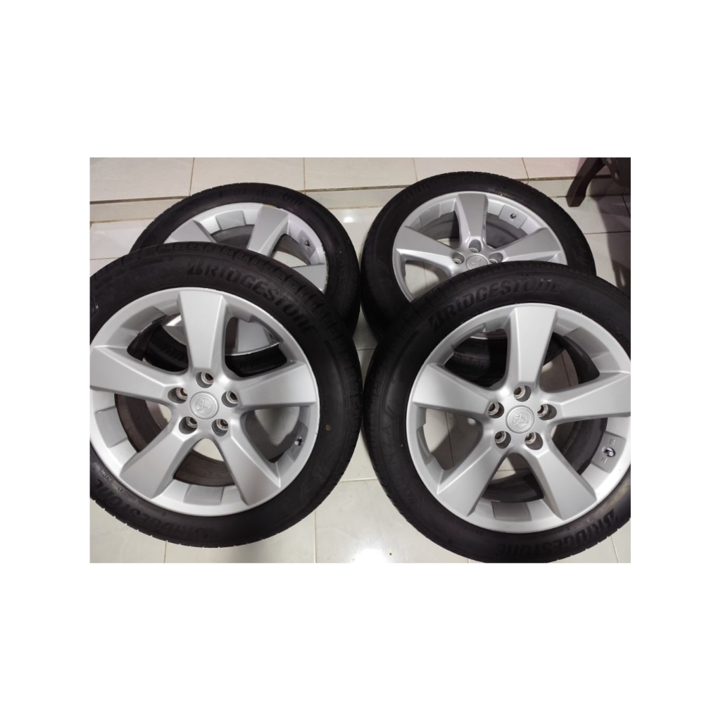 Velg toyota harrier r18 + ban bridgestone
