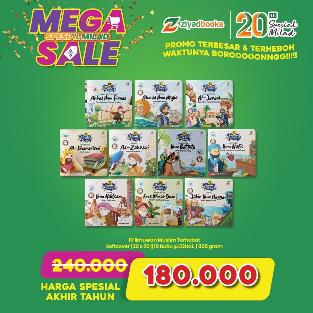 [PE] 10 ILMUWAN MUSLIM TERHEBAT (Untuk Usia 3th+) - Ziyad