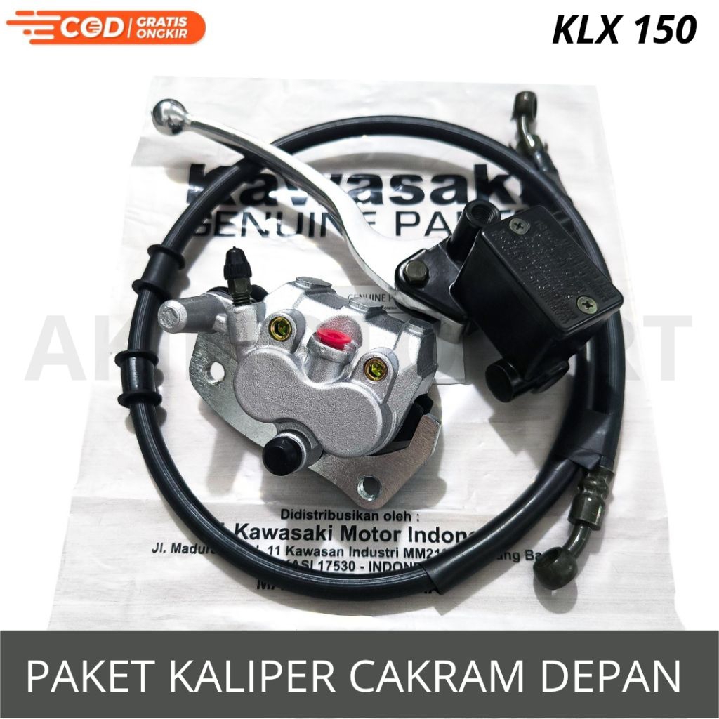 Master Rem Set Depan + Kaliper Rem Cakram Depan Kawasaki KLX 150