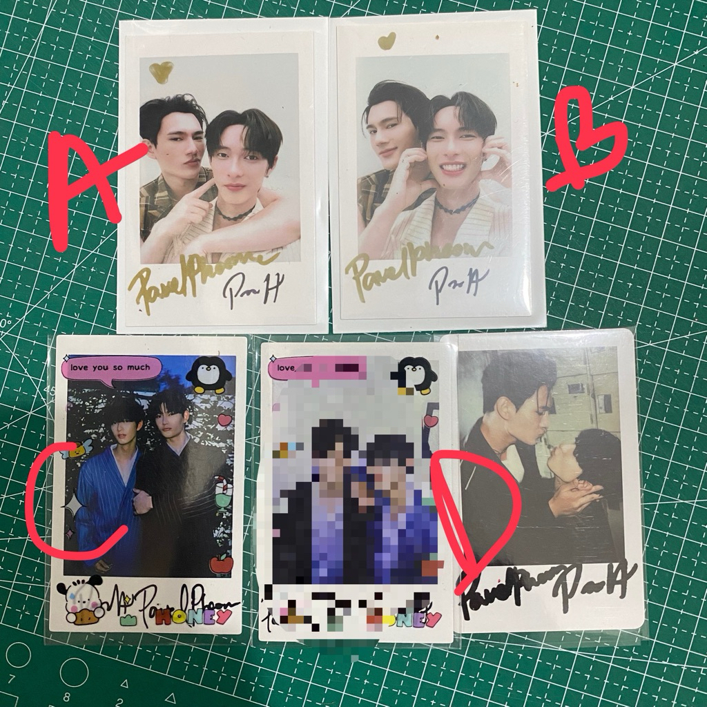 POOHPAVEL PHOTOCARD OFFICIAL POLAROID THAILAND THAI POOH PAVEL