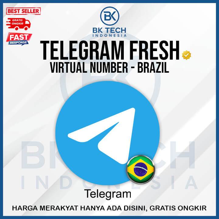 Nomor Virtual Telegram Brazil Tanpa Biaya Langganan Premium