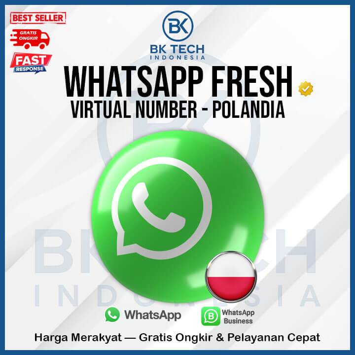 Nomor Virtual Polandia | Nomor OTP Verifikasi Akun Online | WhatsApp, Telegram, Google, TikTok, Shop