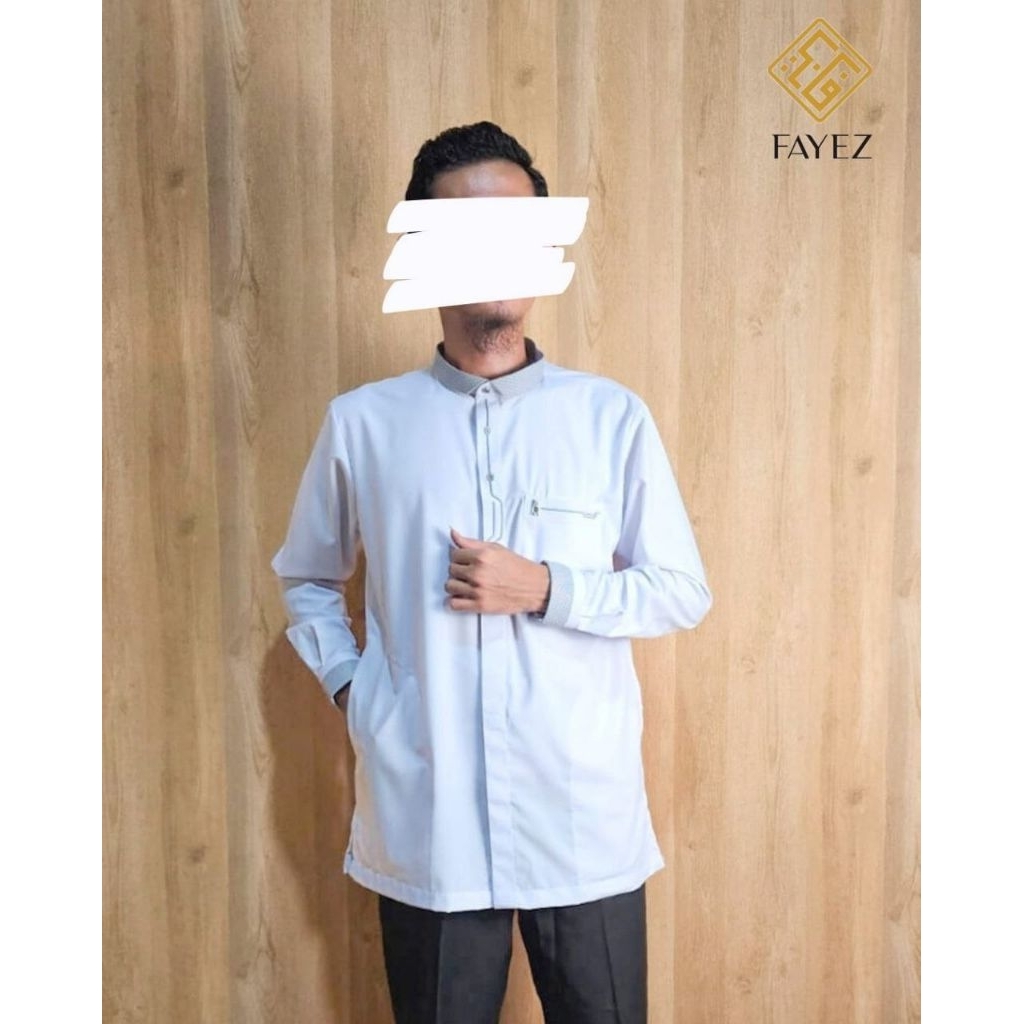 Koko Kemko Fayez Putih Panjang Zubair
