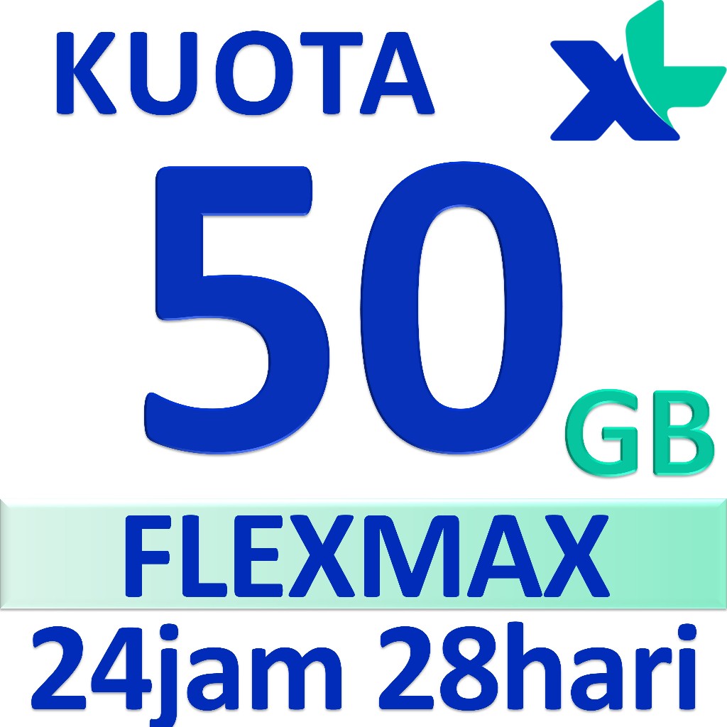 kuota internet data xl circel circle 25gb 25 gb full  flex max 50gb