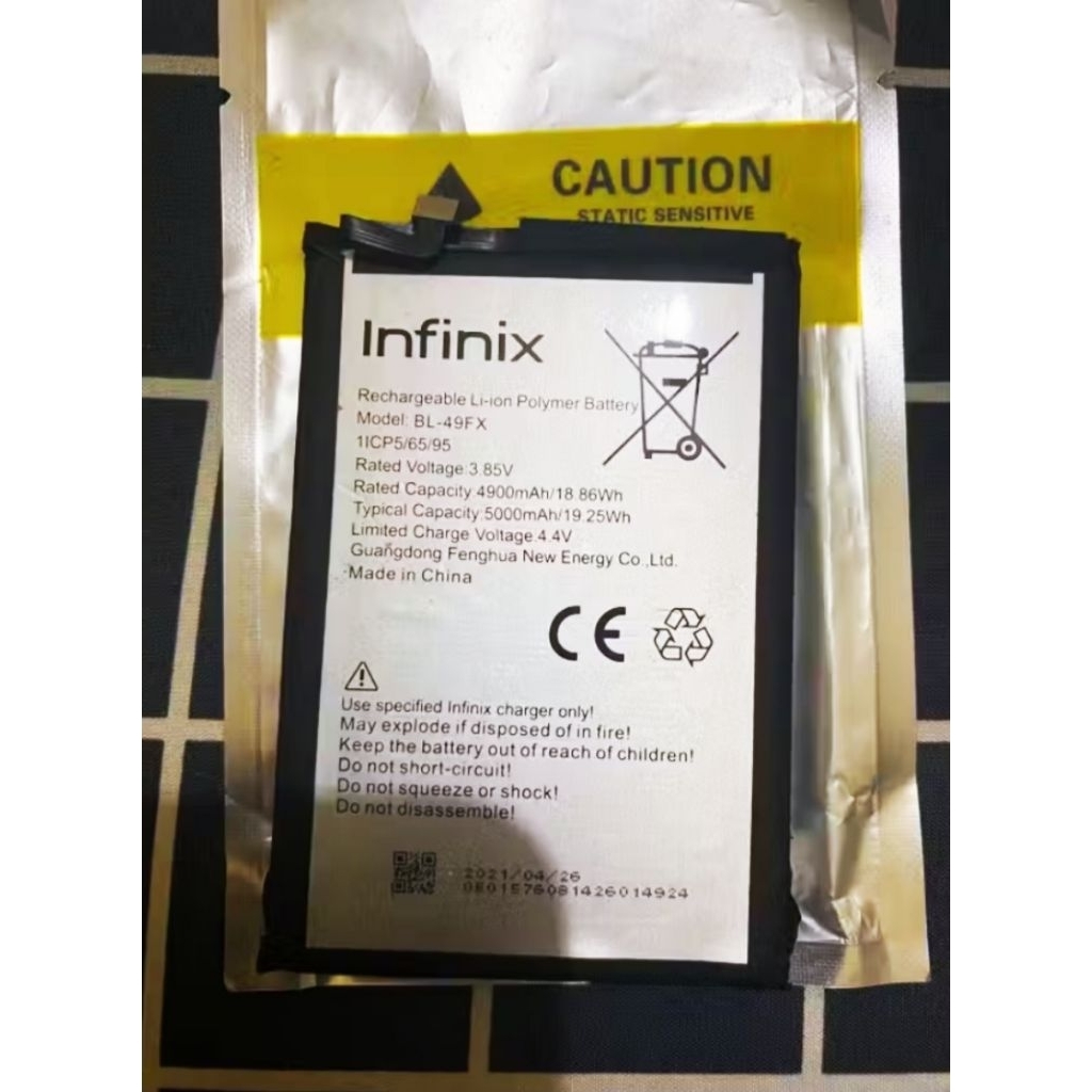baterai infinix BL 49FX note 7 lite