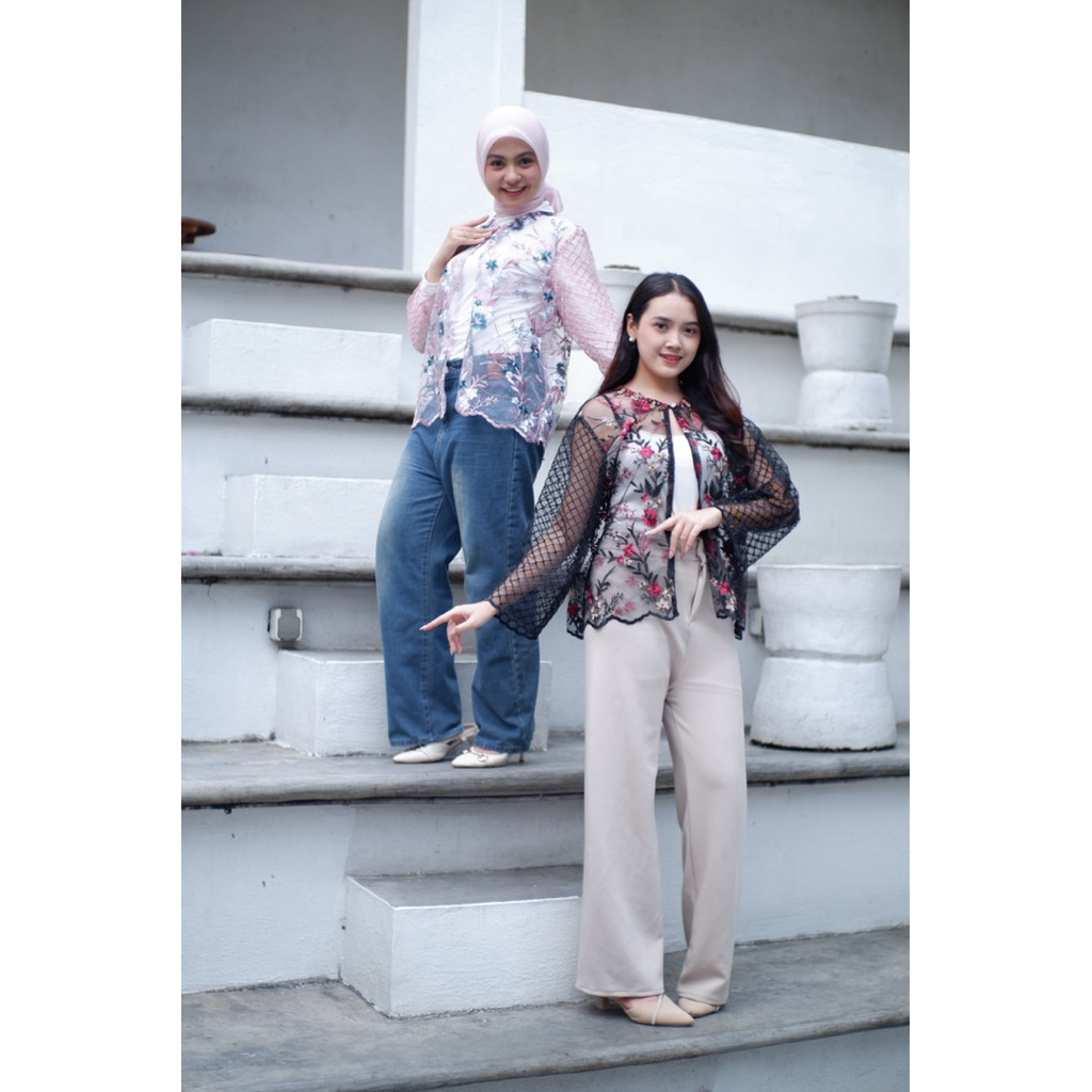 outer lace brokat payet