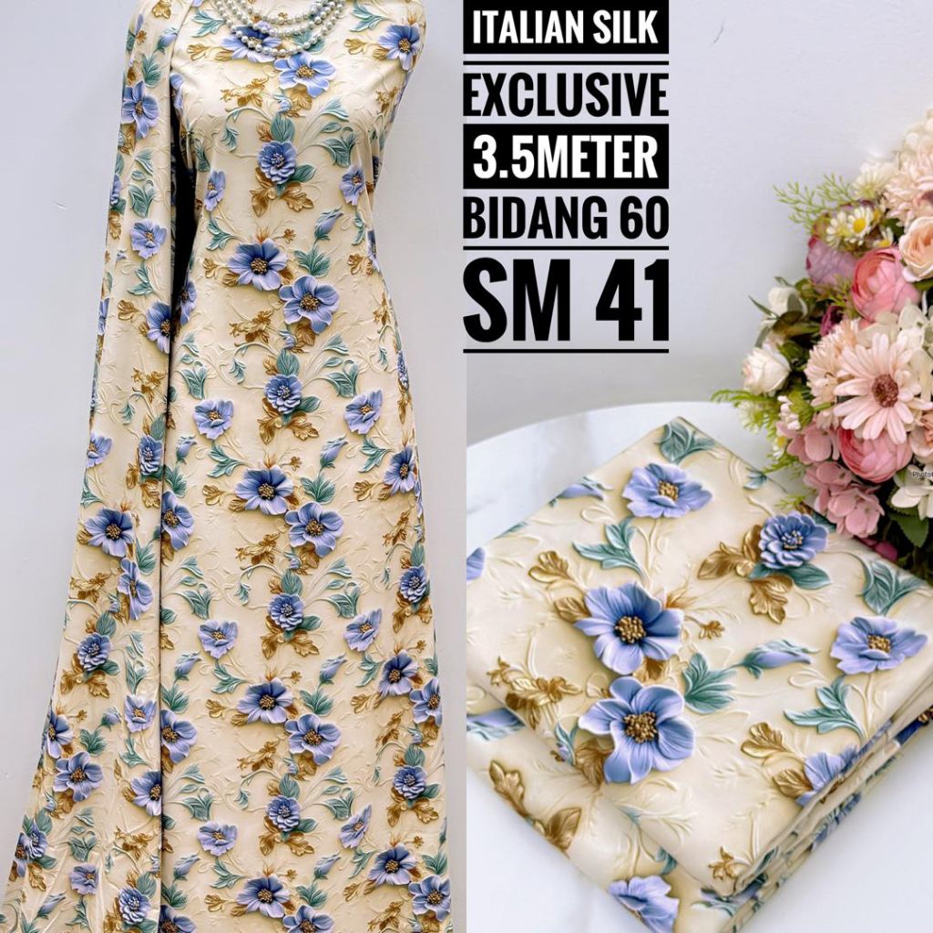 CO Italian silk & manggo silk tanpa batu