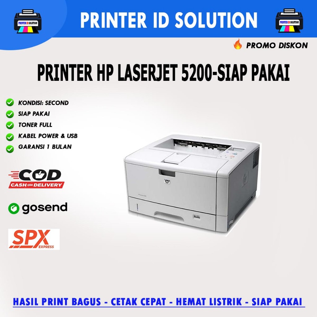 Printer Hp Laserjet 5200  printer A3