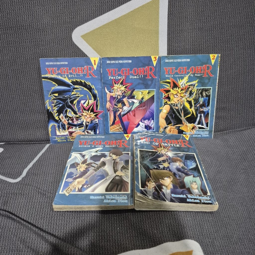 Paket Buku Komik Yugioh R Yu Gi Oh R Vol 1-5 Tamat Set Lengkap
