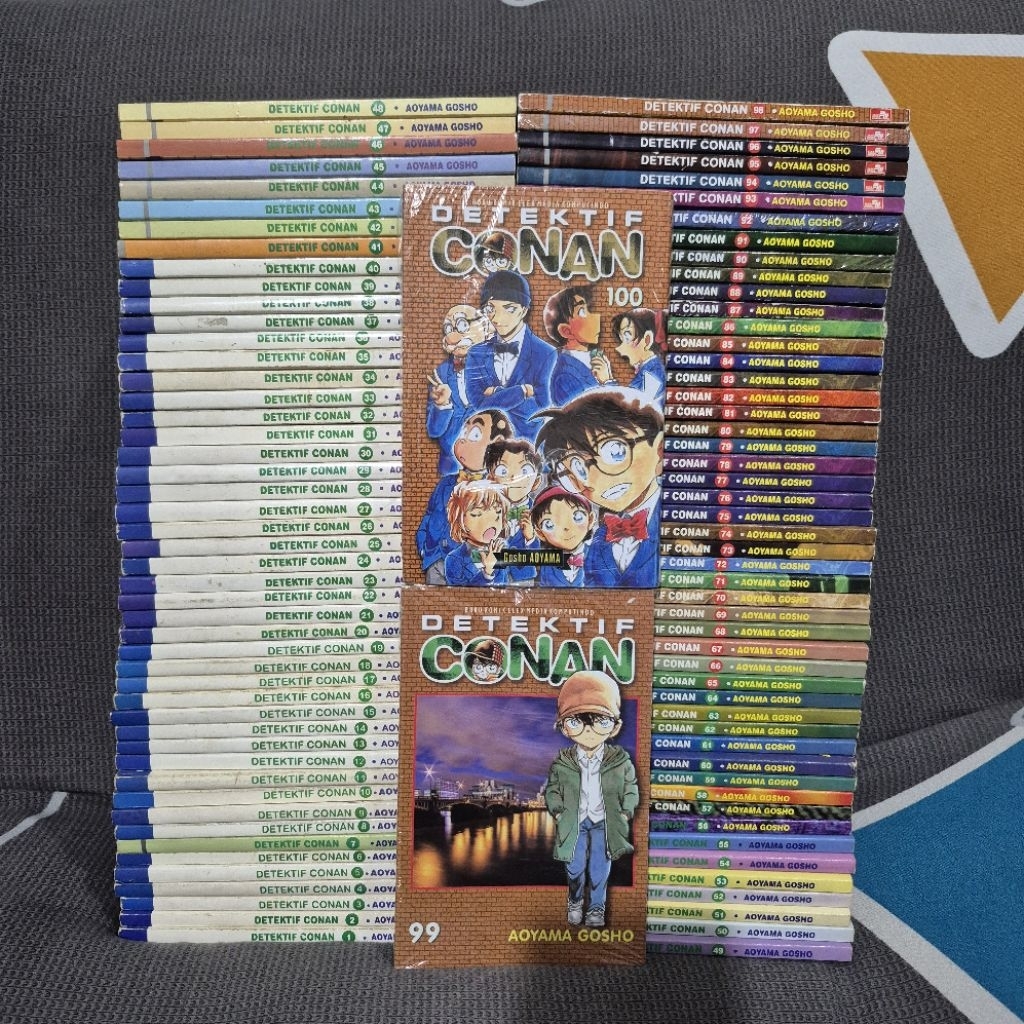 Paket Komik Detektif Conan Vol 1-100 Fullset Fulset Set Lengkap KHUSUS KOLEKTOR Manga