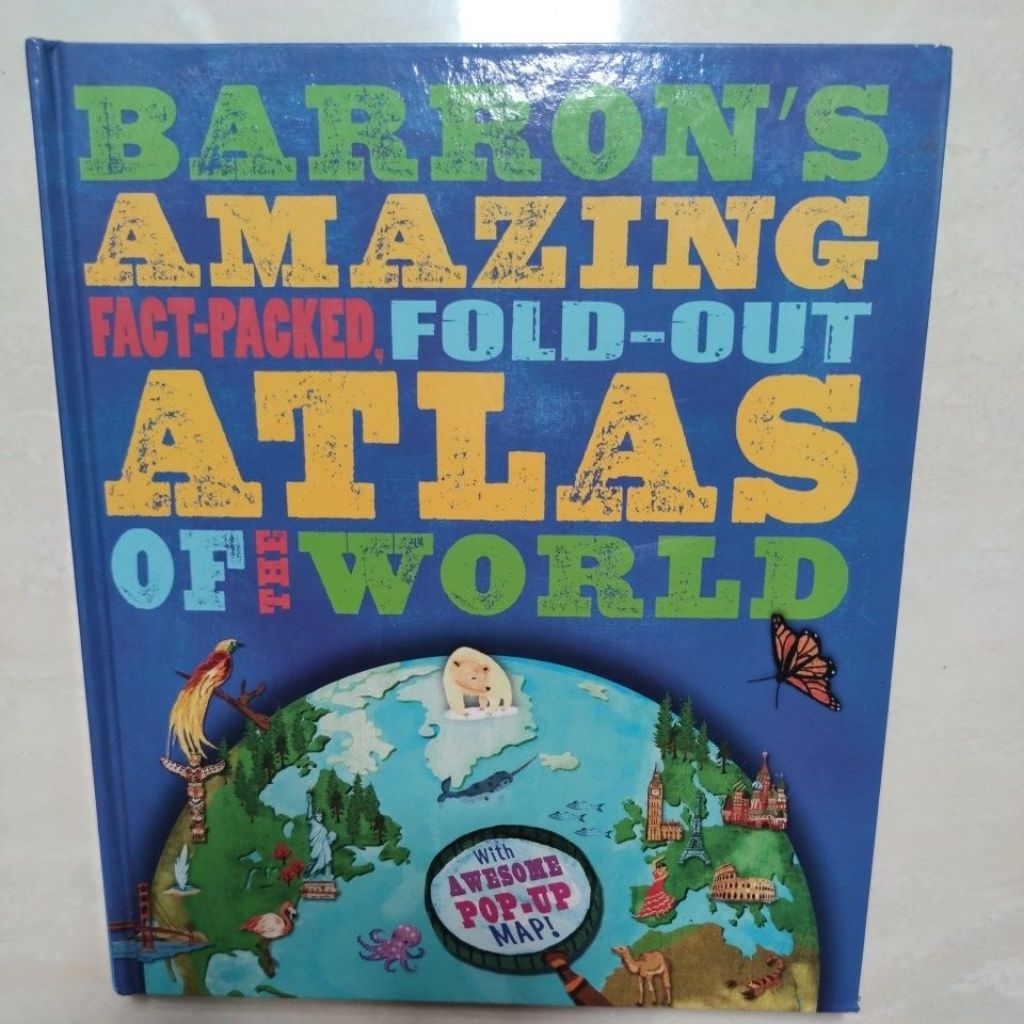 Hardbook Barrons  ATLAS Of the World