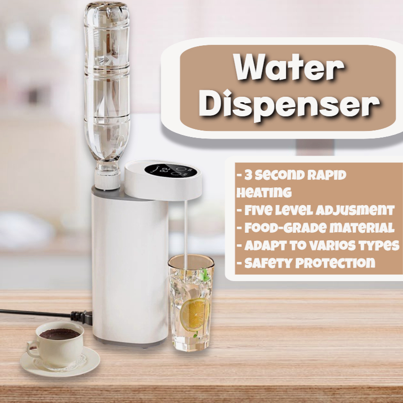 KAS Dispenser Air Minum Mini Desktop Travel Pemanas Instan 3 Detik