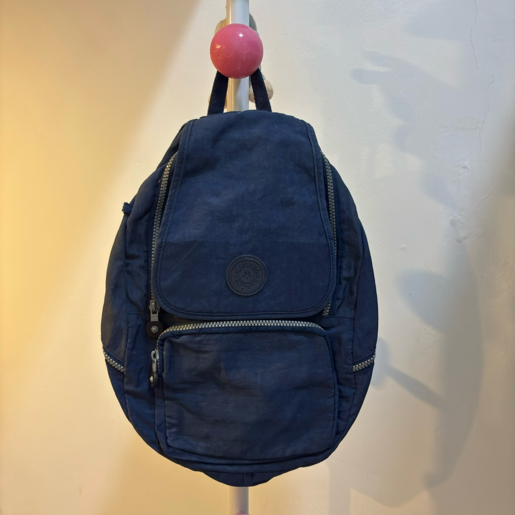 kipling tas backpack navy ransel kecil