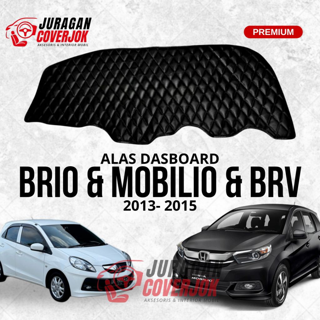 Alas Dashboard / Pelindung Dashboard Brio & Mobilio & Br- V 2013- 2015 Motif Wajik Premium Anti Pana