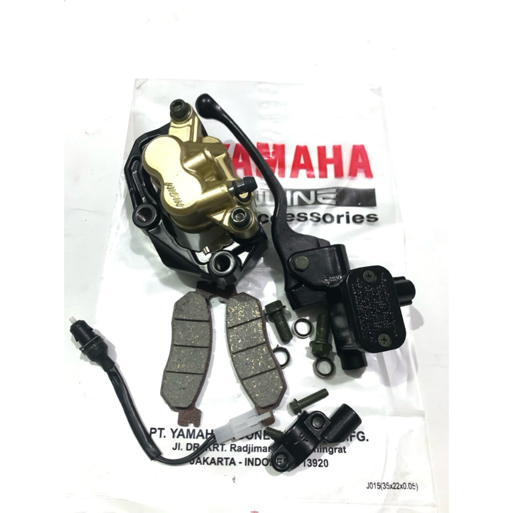 Kaliper + Master Rem Set Depan Yamaha Nuovo,Jupiter Z Burhan