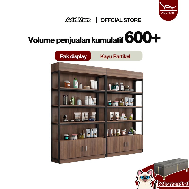 Rak Penyimpanan Gudang  Rak Buku Lemari Serbaguna Kabinet Kayu Apartemen Kecil Rumah Sewa Ekonomis