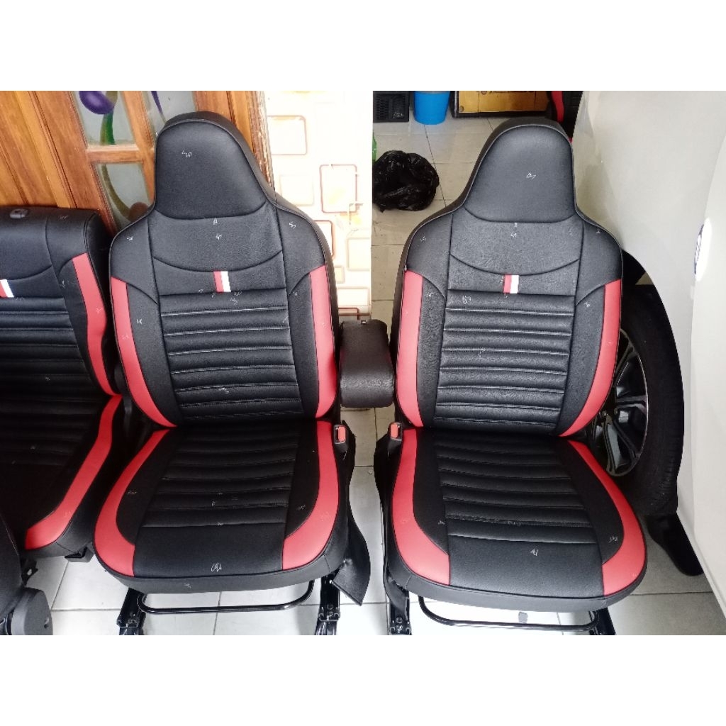sarung jok MODEL CUSTUM kain tebal  VITZ mobil AYLA - AGYA
