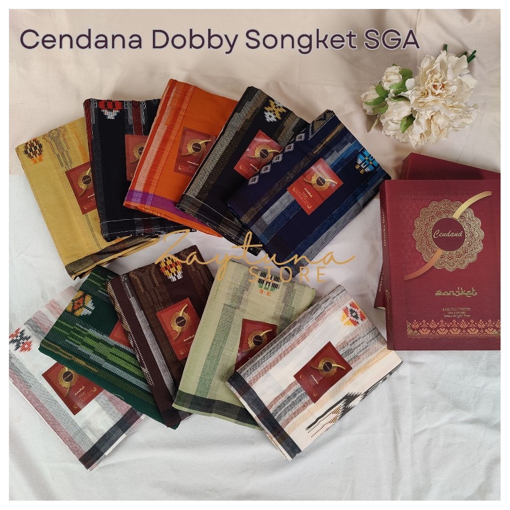 SARUNG CENDANA DOBBY SONGKET SGA | Sarung Sholat Dewasa