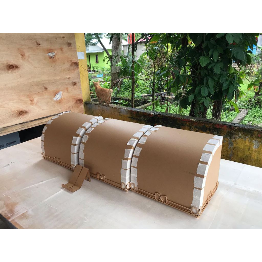 BOX HANTARAN TRAY DIOR + TUTUP AKRILIK + PACKING KAYU