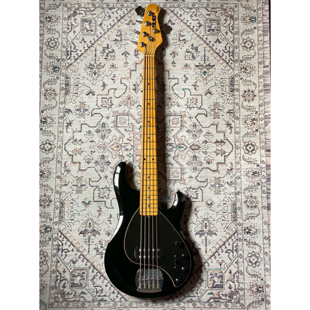 Sterling by Musicman SUB Ray5 Made in Indonesia Black Maple