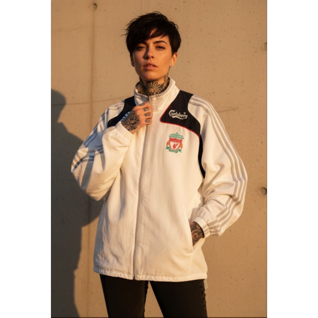 jaket original liverpool 2008 XL