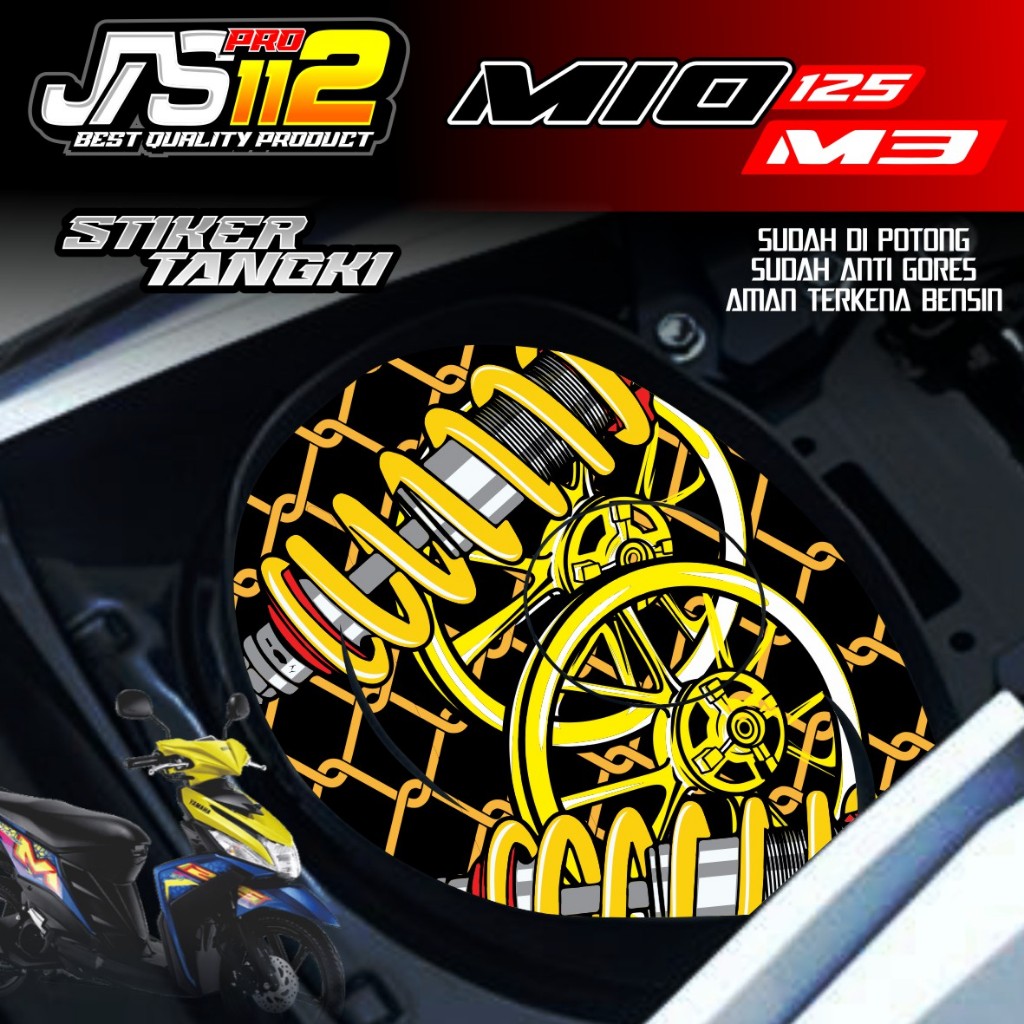 STIKER TANGKI BENSIN MOTOR MIO M3 MIO 125 STIKER TANGKI MOTOR MIO