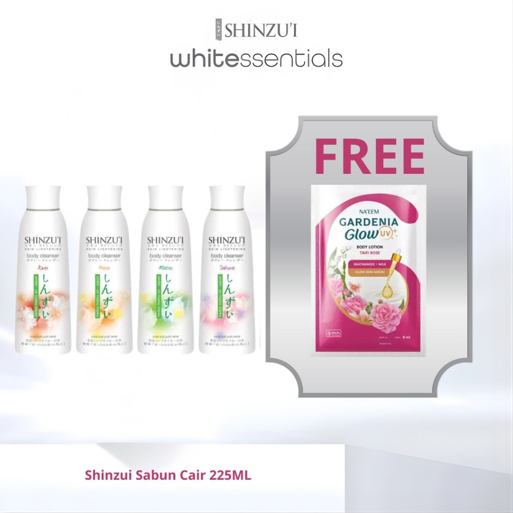 Shinzui Sabun Cair 225ML Botol | Shinzui Skin Lightening Body Cleanser Botol
