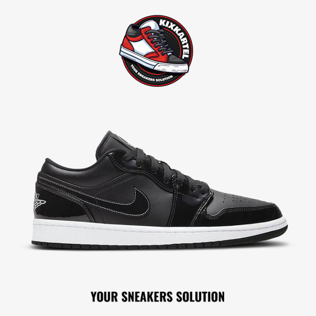 Nike Air Jordan 1 Low SE Black Patent Carbon Allstar All Star Black White Authentic