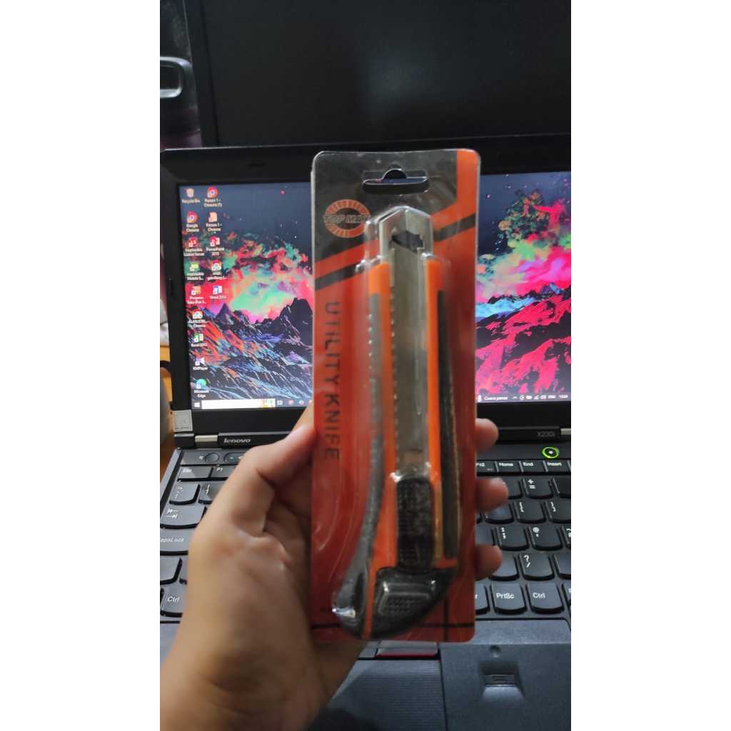 Terbaik Cutter / Cuter Besar TOPMAX PISAU CUTTER TOPMAX PISAU CUTTER TOP MAX BESAR PLUS REFILL IGM