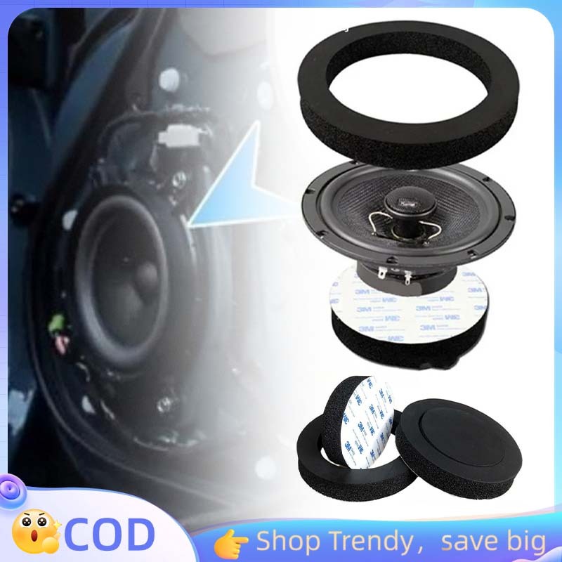 4pcs Busa Peredam Suara Speaker Busa Peredam Ring Speaker Mobil
