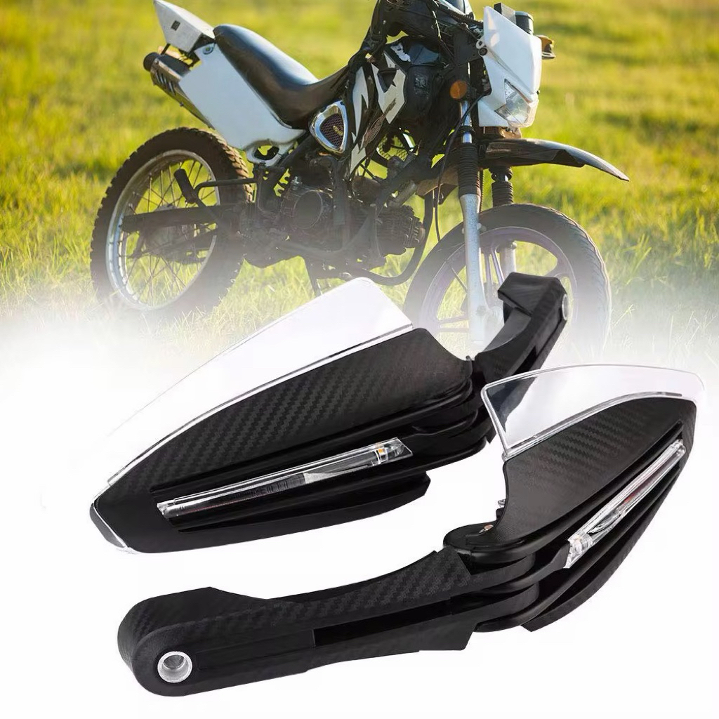 handguard pelindung tangan acerbis plus senja malam putih sein kuning premium