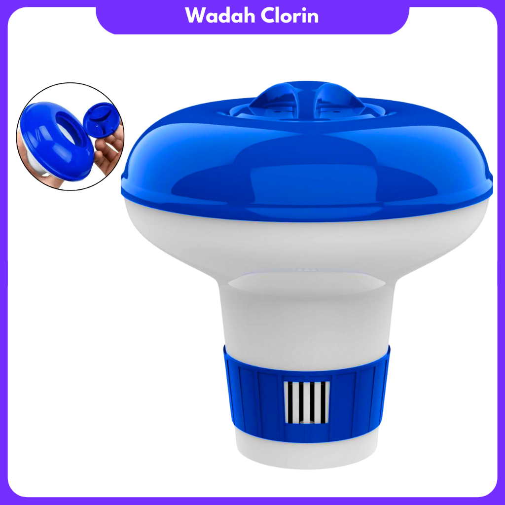 Dispenser Klorin Apung Kolam Renang Penampung Obat Kolam Renang