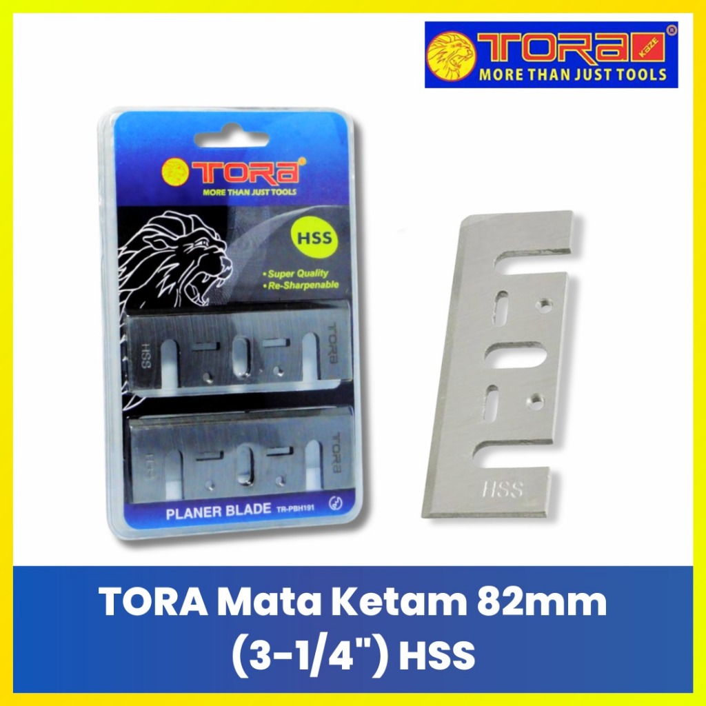 Tora Original Mata Serut Kayu HSS Planer Blade Mesin Ketam