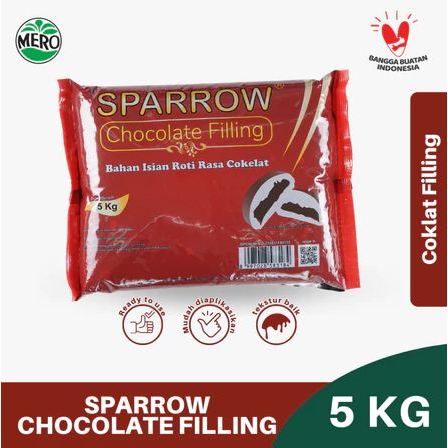 Sparrow Coklat Filling 5 Kg Rasa Enak
