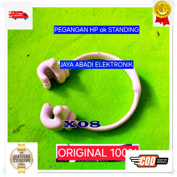 X08 Ok STANDING HOLDER JEPIT HP FLEXSIBLE ORI 100% Stand Handphone Lazy Pod Arm Tripod  Desk Meja Kl