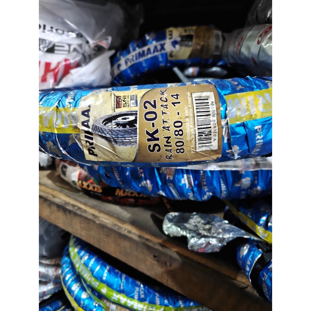 ban luar primaax primax 80/80-14 sk02 (bukan tubeless)