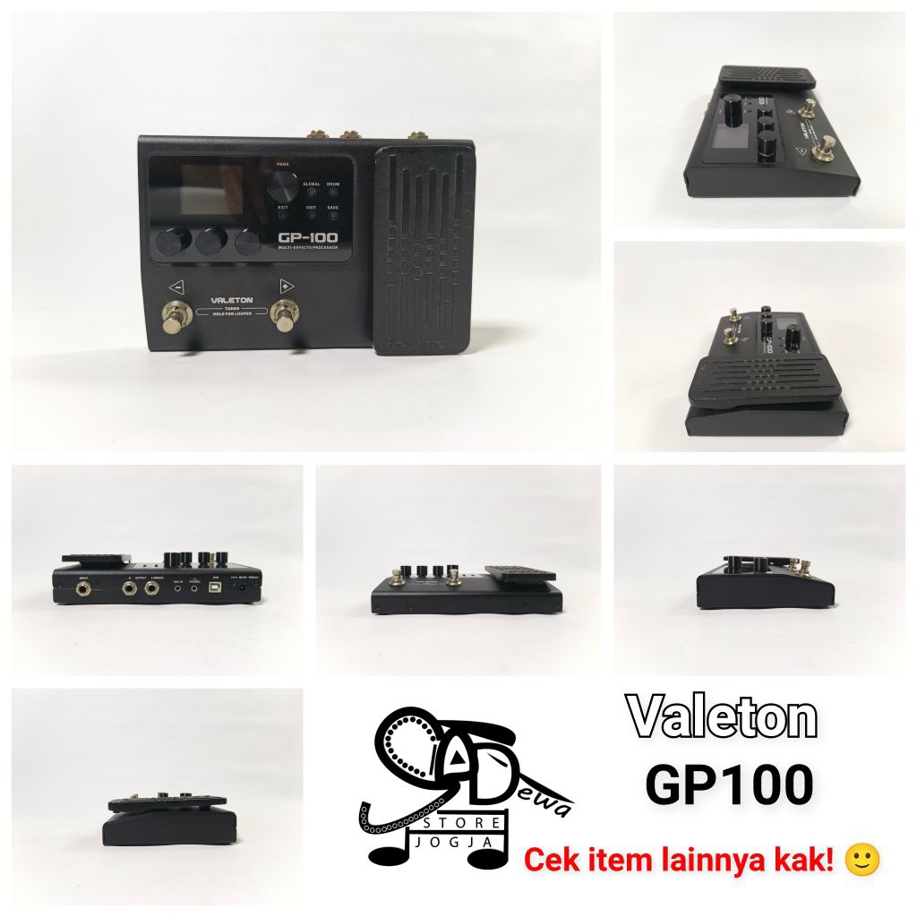 VALETON GP100 EFEK BATANGAN GP 100 MULTIEFEK PEDAL GITAR DIGITAL