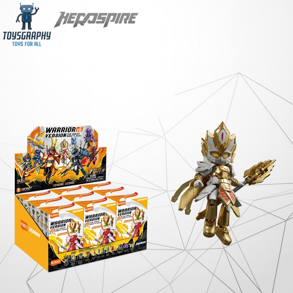 Blokees Hero Spire GVT06 The Great Sage's Duel GVT 06 Hero Infinity Warrior Version Galaxy Turbo