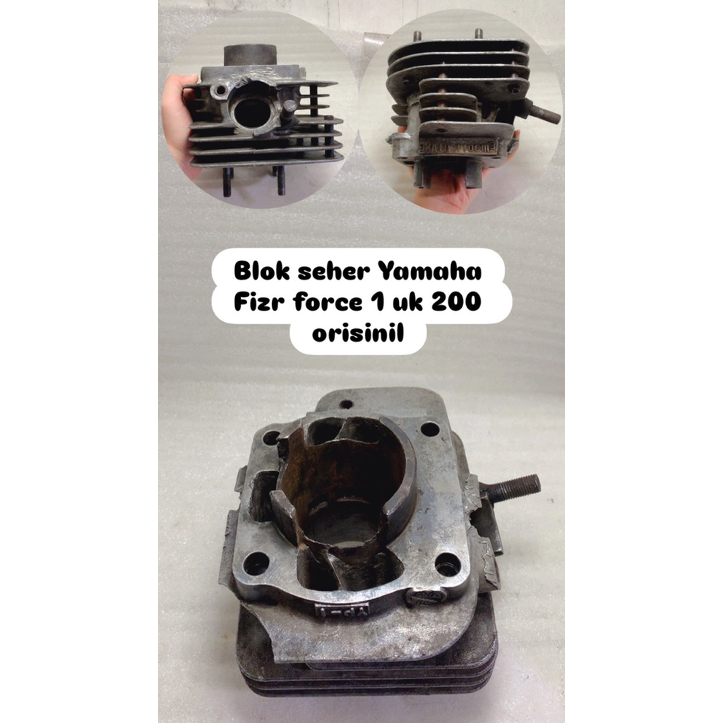 Blok seher Yamaha Fizr force 1 OS 200 original second copotan kurang mulus