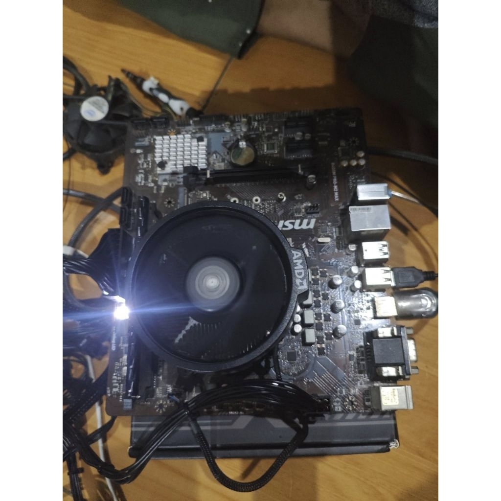 Mobo + procie MSI B450M Pro Max, Ryzen 5 3400G