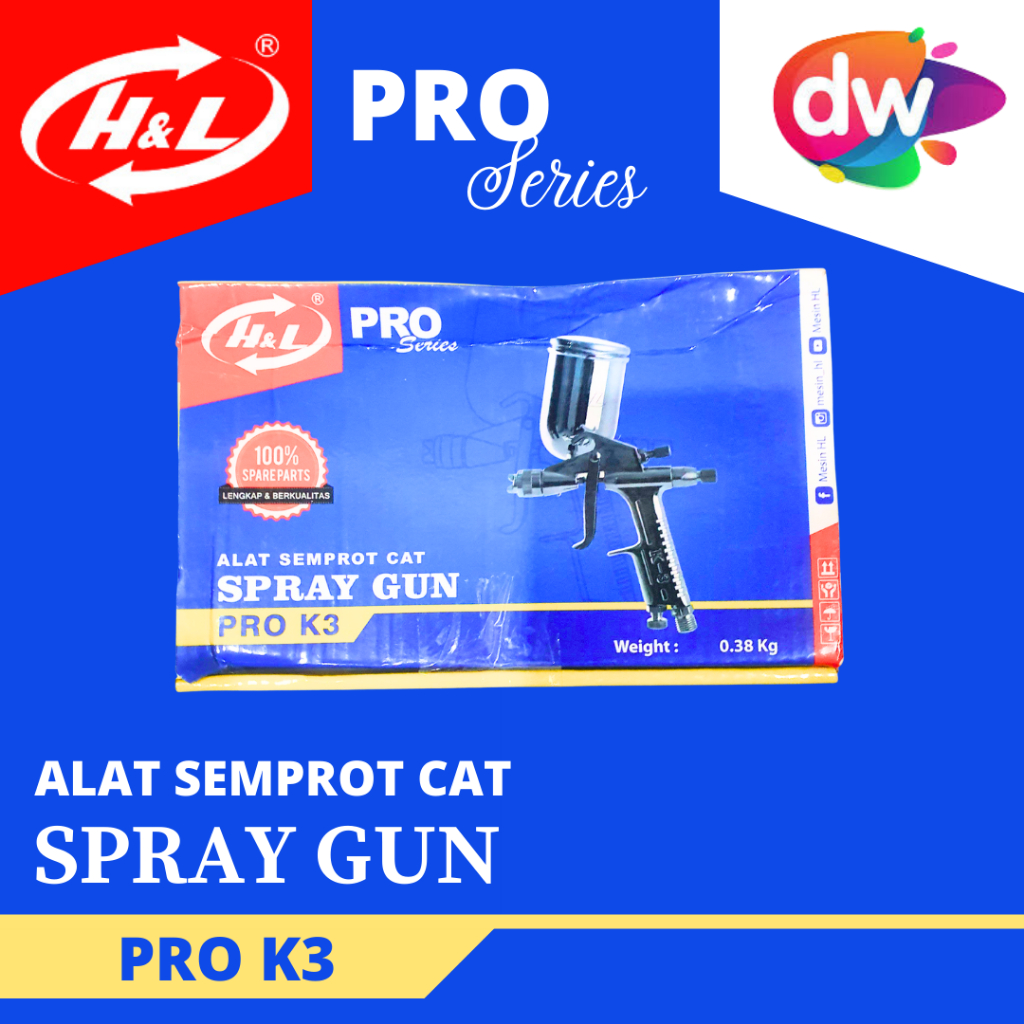 H&L Spray Gun Pro K3 (Spoit H&L Model K3)