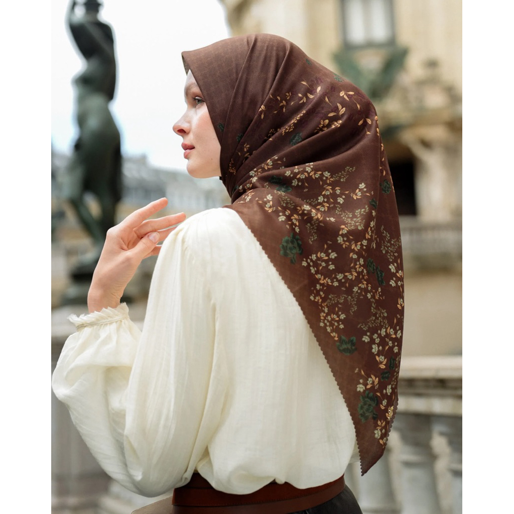 HEAVEN LIGHTS - NEW ROZA SCARF TOFFEE HEAVEN LIGHTS