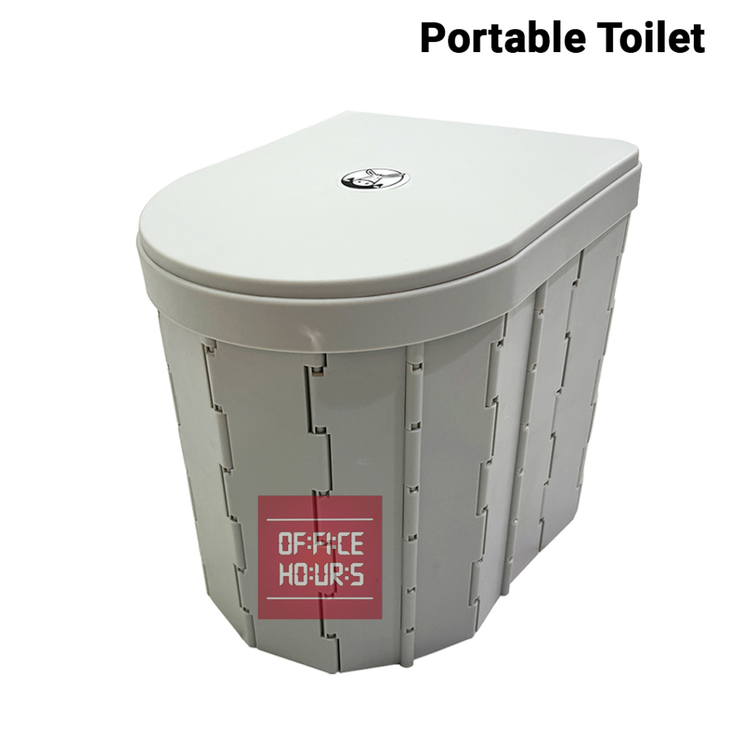 Portable Toilet for Camping Toilet Lipat dengan Tutup - Toilet Portable