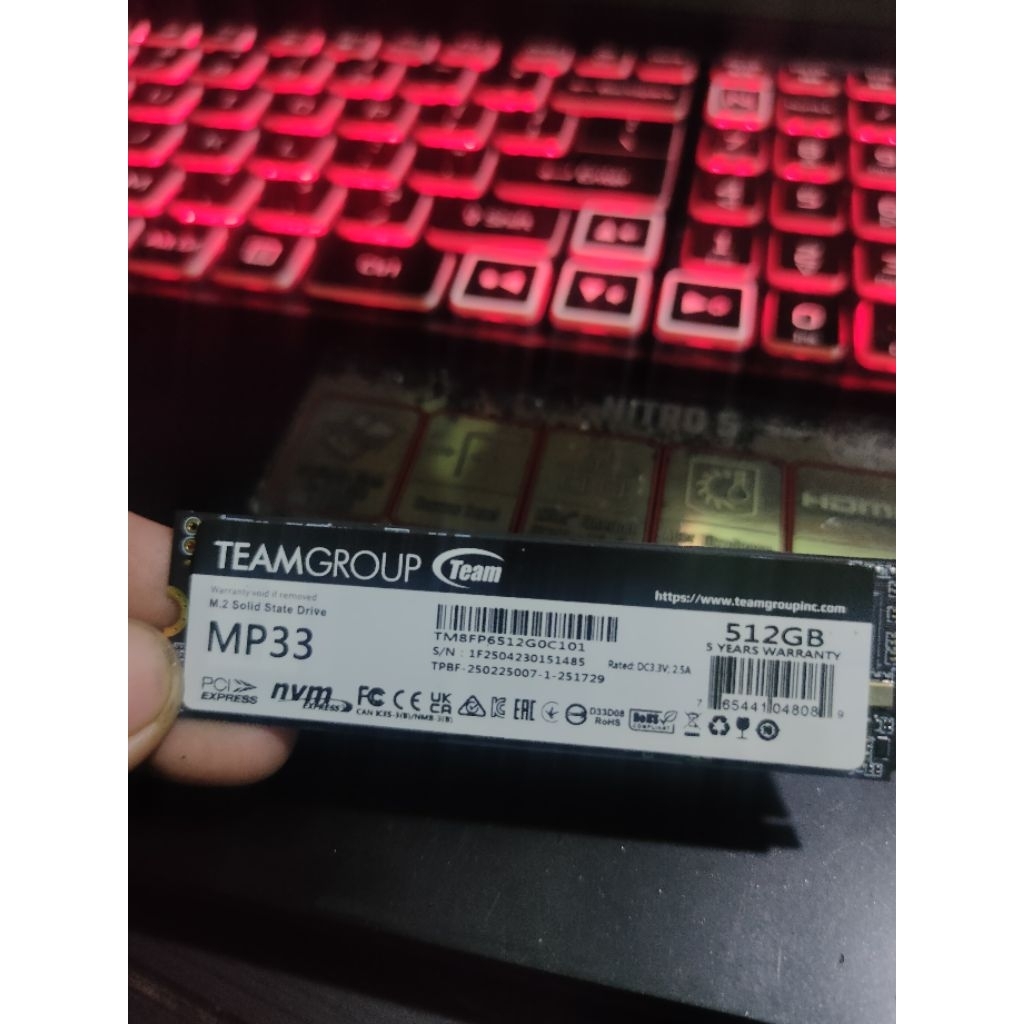 nvme team 512 gb