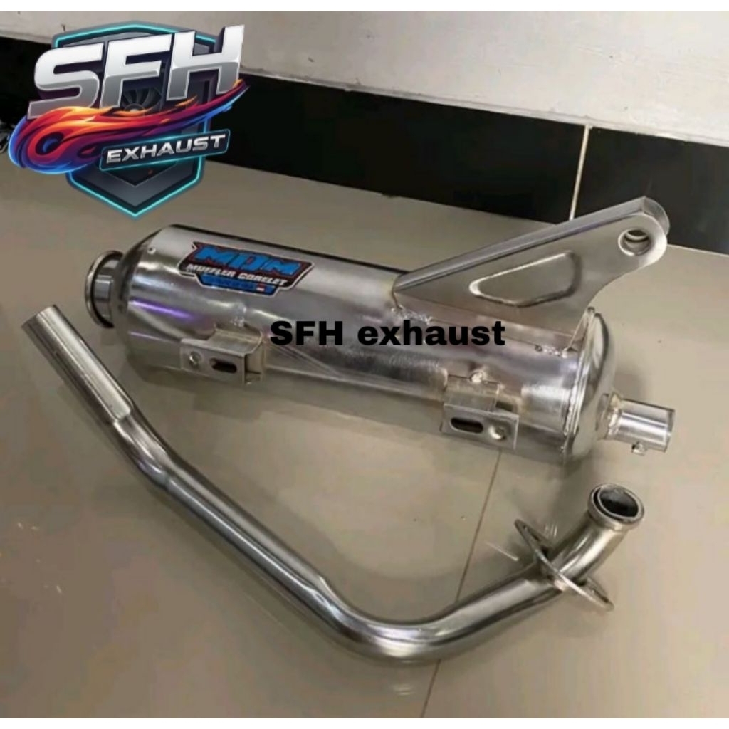 Knalpot STD Racing MDM Series Moncong Kinochi, BEAT, SCOOPY, MIO, FINO, GENIO, VARIO, AEROX, NMAX, P