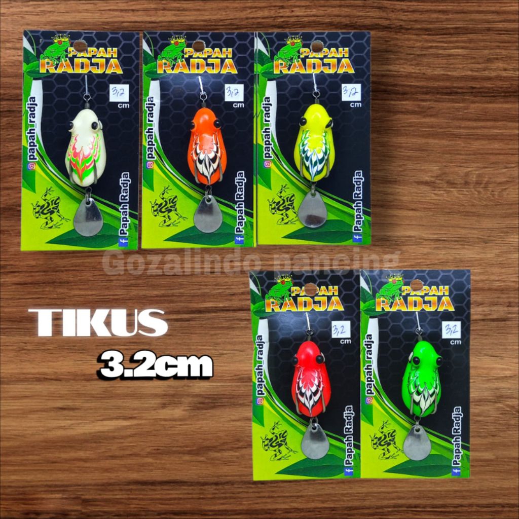 Lure Soft Frog Papah Radja seri Tikus