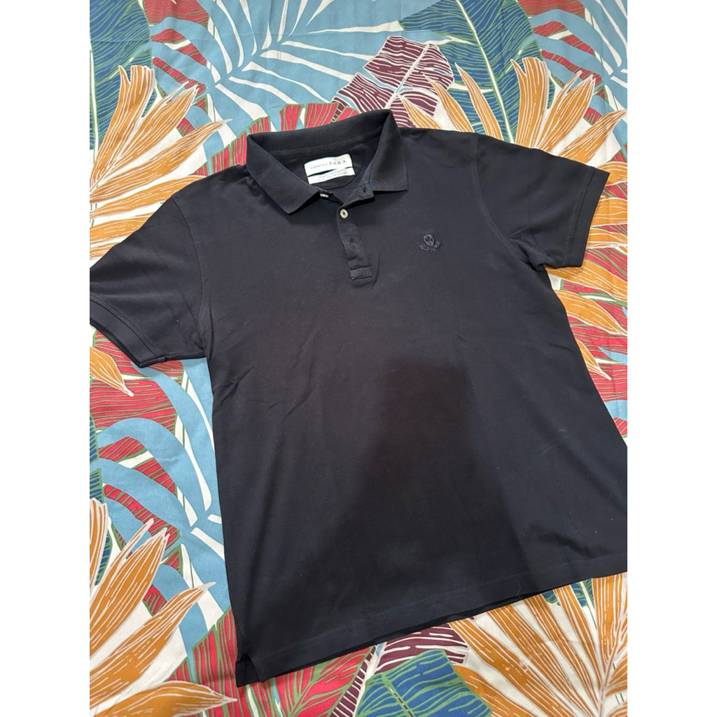 polo shirt pria ZARA (preloved) pemakaian pribadi